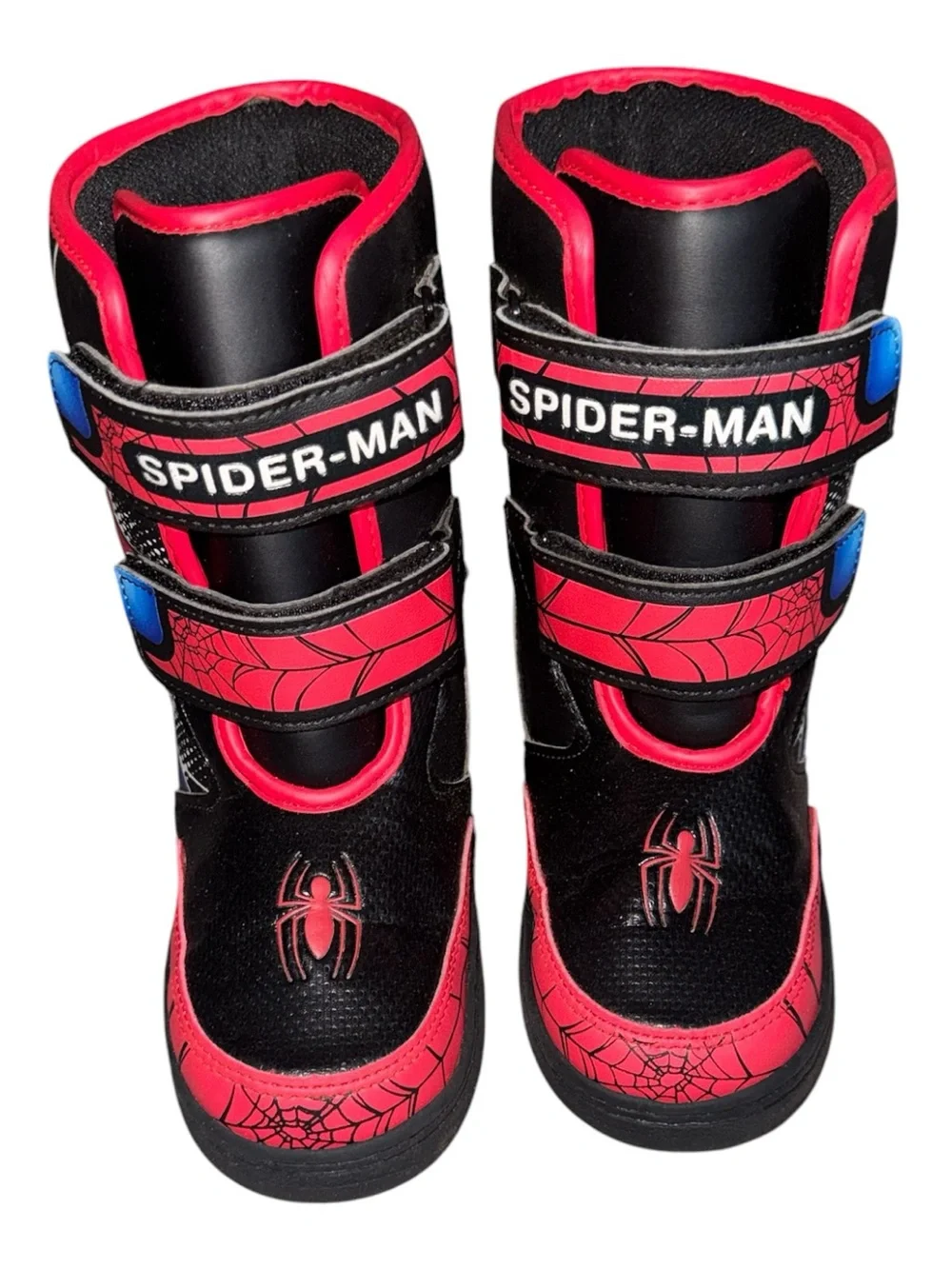 Spider-Man Kids' Black & Red Light-Up Boots